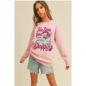 Shopping Santa sweater