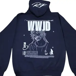 (Pre- Order 1-2 Weeks) Rdmd Fabrics WWJD Hoodie With Initials on Hood