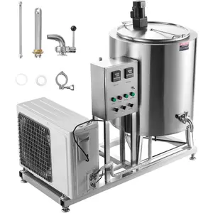 VEVOR Milk Pasteurizer 150L, Commercial Milk Pasteurization Machine, Food Grade 304 Stainless Steel, Professional Pasteurization with Time and Temperature Control, for Milk Juice Yogurt SterilizationVEVOR Super Brand Day