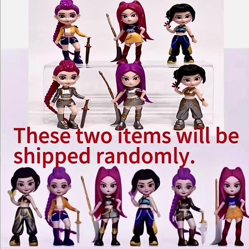 6-Piece KPop Figurine Set – Anime Model Toy Decorations, perfect for home collections and office desk display. An excellent gift choice for Boys and Girls