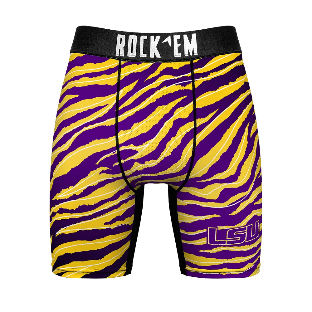 NCAA LSU Tigers - Stripes Rock 'Em Boxer Briefs