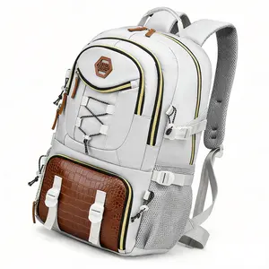 WEIXIER Large Capacity Travel Backpack Laptop Bag with Shoe Storage Water-Resistant Comfortable Straps Multiple Compartments Ideal for Camping Hiking 52cm x 34cm x 16cm