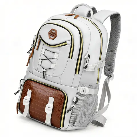 WEIXIER Large Capacity Travel Backpack Laptop Bag with Shoe Storage Water-Resistant Comfortable Straps Multiple Compartments Ideal for Camping Hiking 52cm x 34cm x 16cm