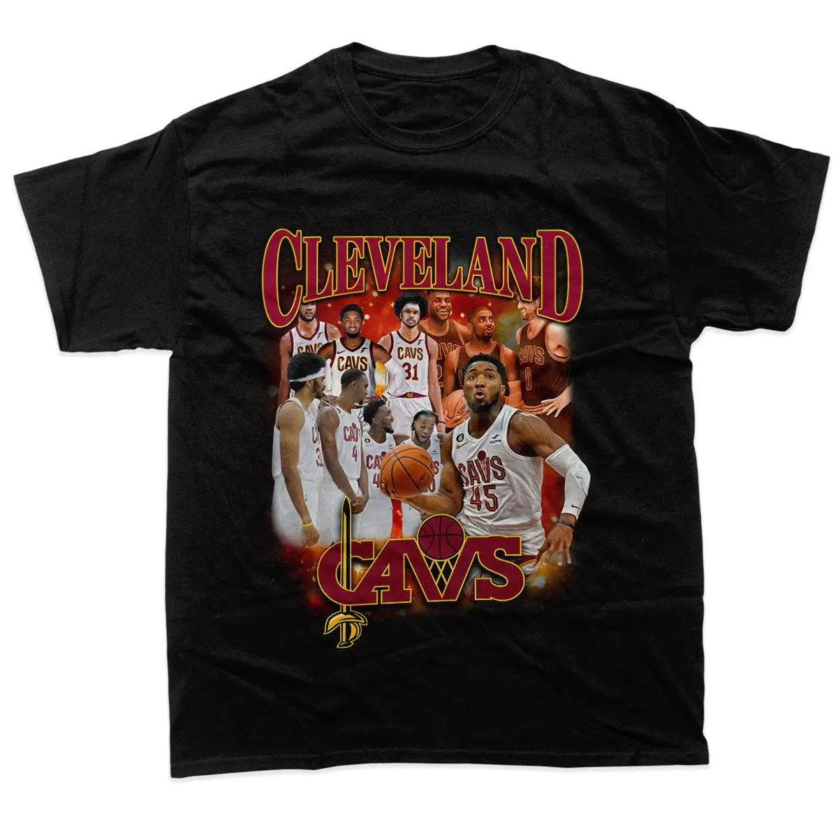 Cavs vintage Rap T-shirt and Hoodie