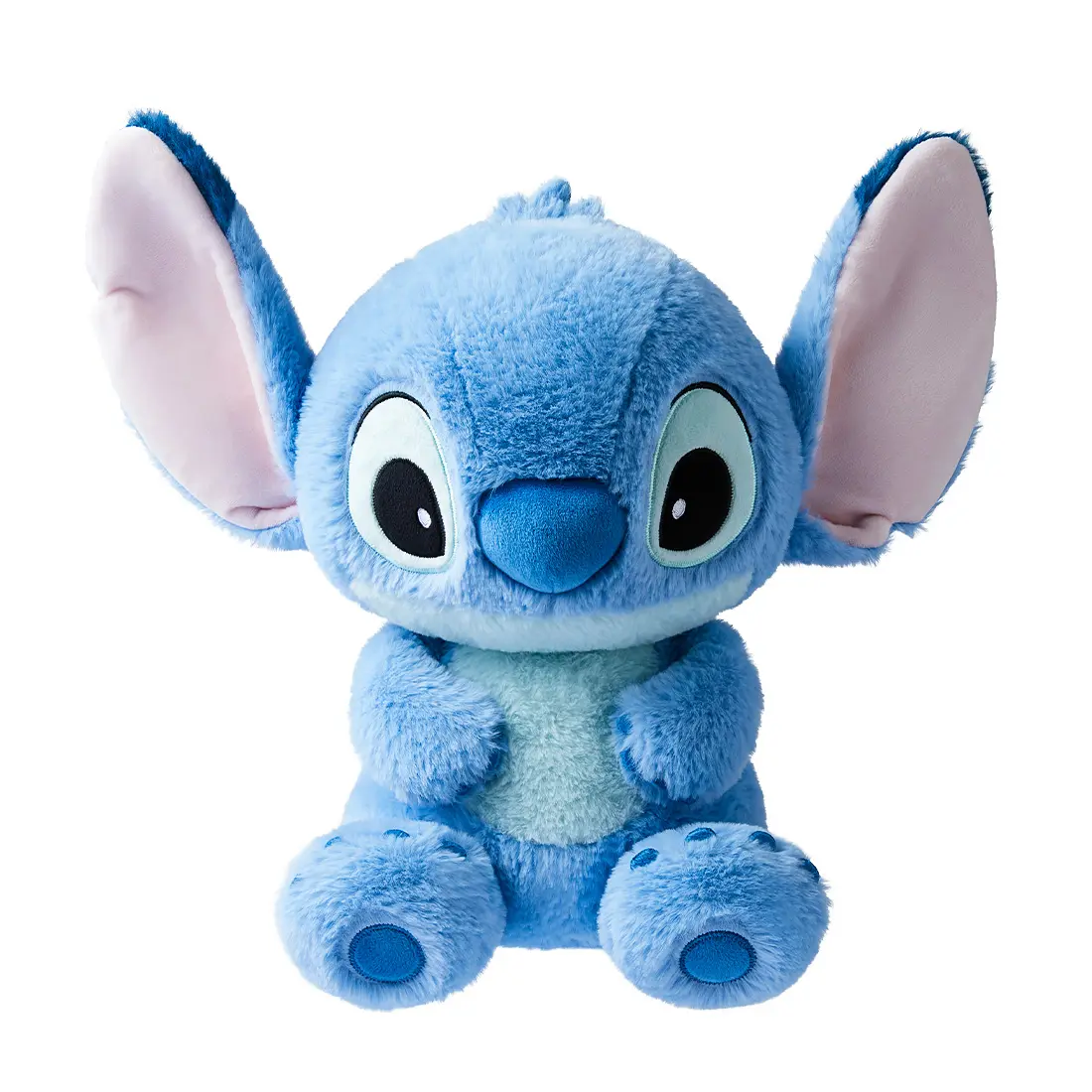 [Summer New Product] MINISO Disney  Stitch Plush Toy，Disney Stitch Series No 12 Stitch Basic Sitting Dol，Soft Cuddly Stuffed Toy