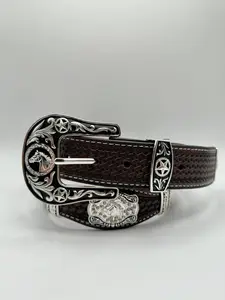 Cinto De Concho Cafe Con Caballo