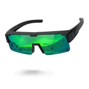 Meeloog Night Vision Glasses & Outdoor Polarized Sunglasses Over Glasses for Men Women, UV Protection Sports Wraparound Fit Overglasses for Driving Cycling Fishing MST0075