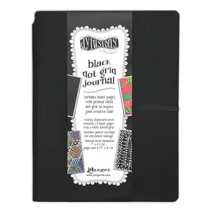 Dylusions Black Dot Grid Journal Large
