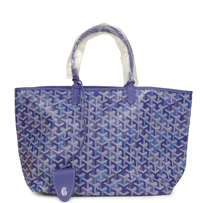 ‮ enidrayoG drayoG  ‬  Blueberry Purple Ｓａｉｎｔ Ｌｏｕｉｓ Tote Bag Palladium Hardware | Good Condition...