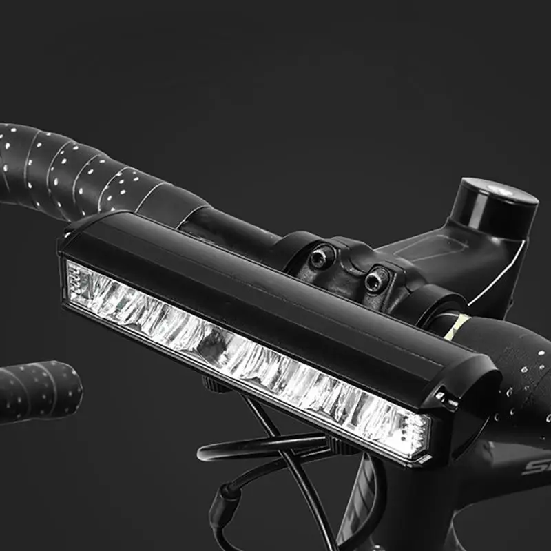 USB Rechargeable Front Bike Light with 120 Degree Large Lighting Range for Summer, Waterproof Flashlight with 5 Lighting Modes, Large Angle Floodlight