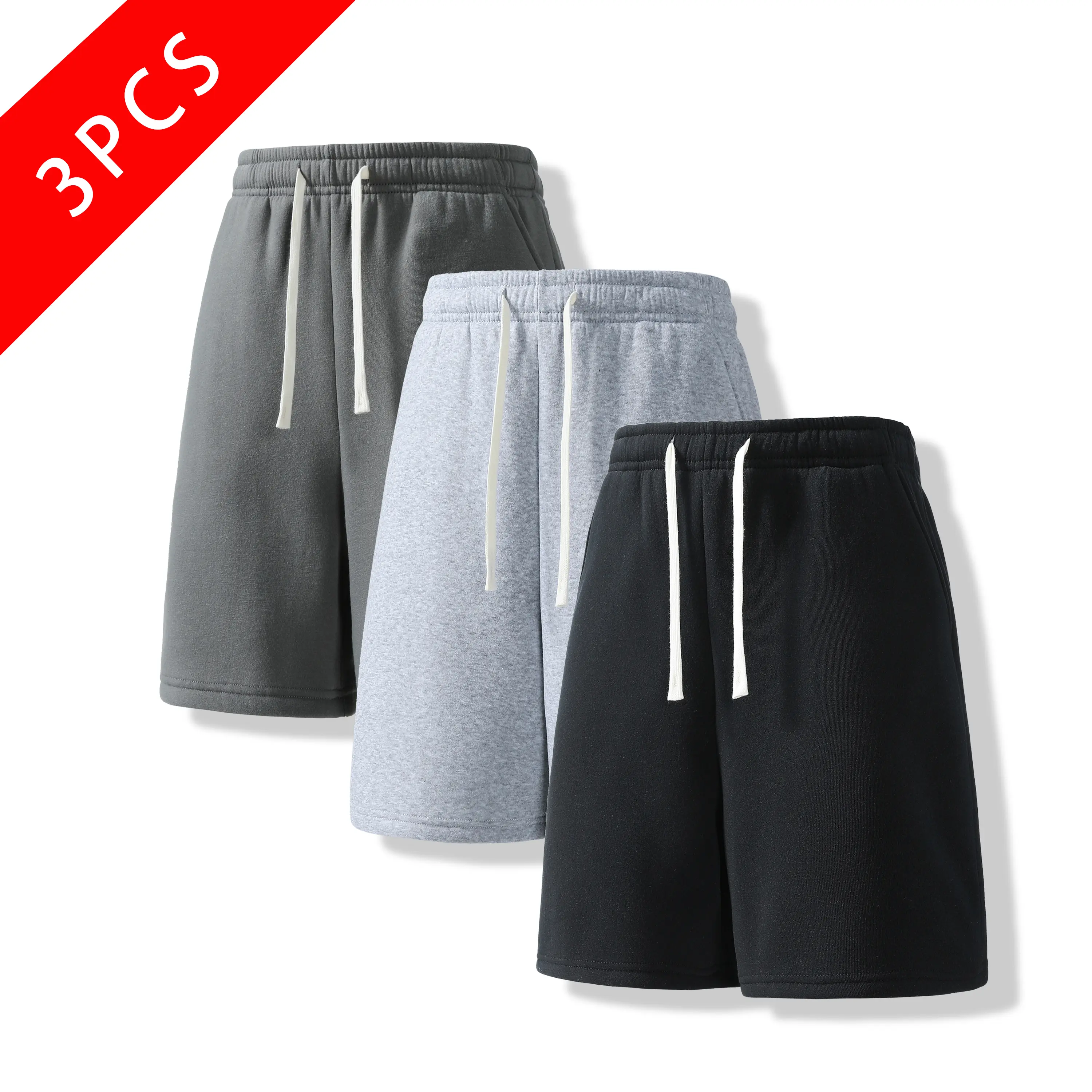 Black + Light Gray + Dark Gray