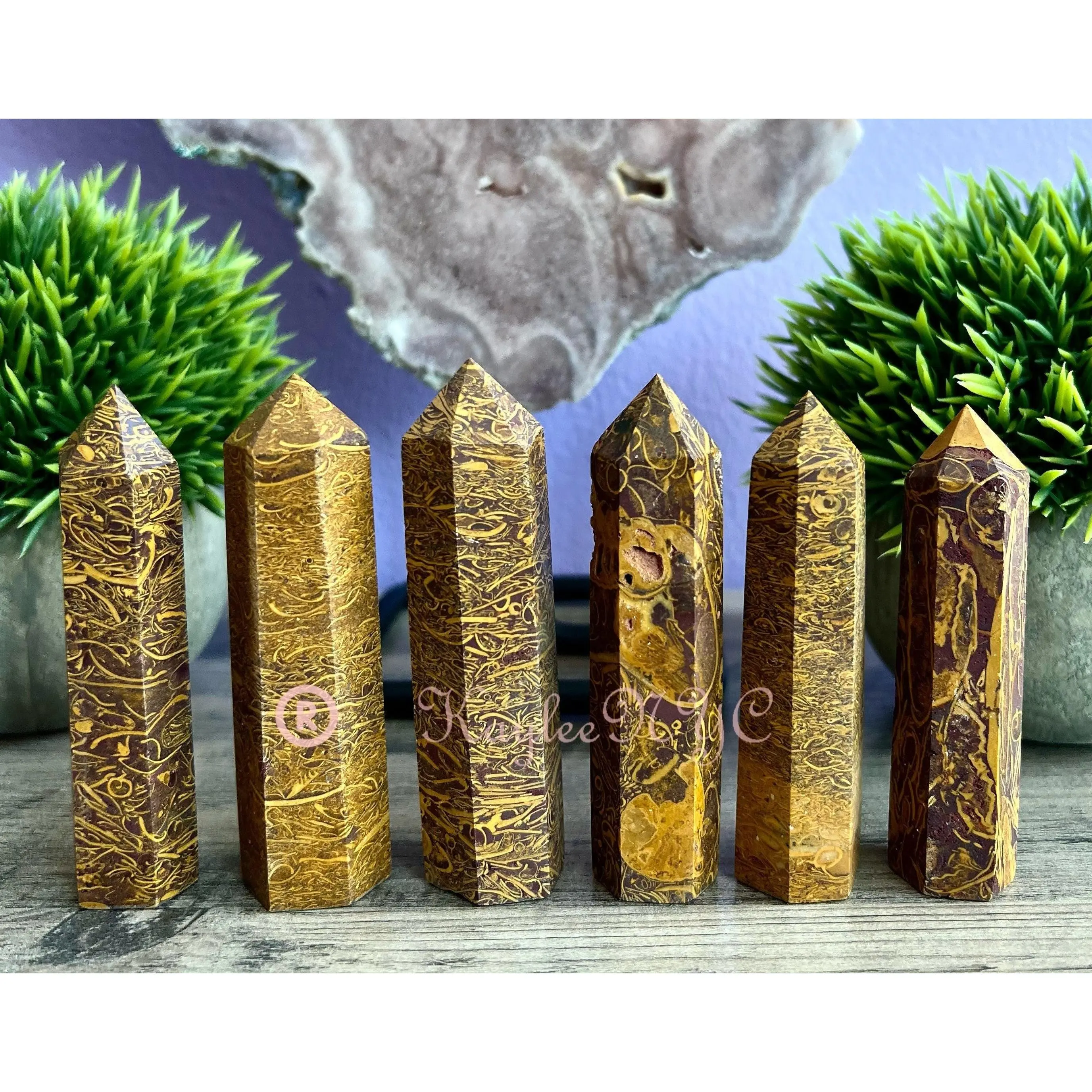 Wholesale Lot 1 Lb Natural Calligraphy stone Obelisk Tower Point Crystal Healing Energy