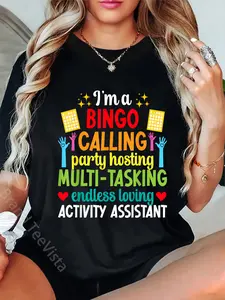 100% Cotton Unisex I'm Activity Assistant Activities Assistant T-Shirt