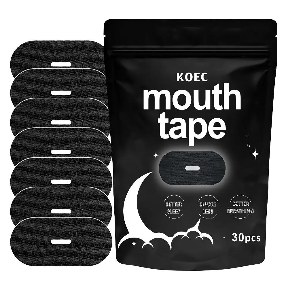 Sleep Mouth Tape, Anti Snoring Relief Sticker, Snoring Solution, 1/2 Bags Breathable Sleep Aid Adhesive Strip, Health Care Sleep Accessories for Men and Women, Snore Mouth Tape, Breathable Sleep Strips