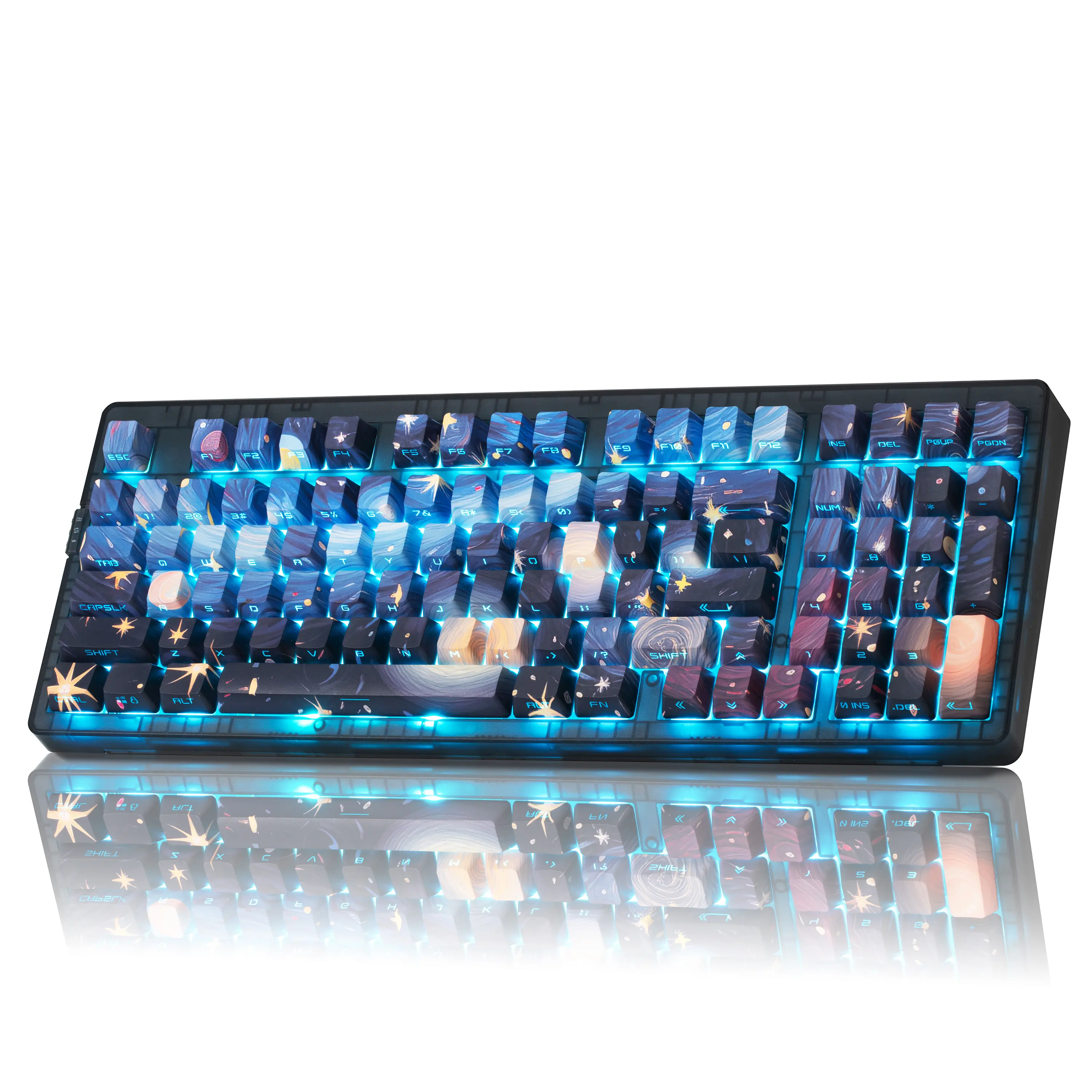 ZORNHER ZH980 Tri Mode Wireless Bluetooth Ergonomic Mechanical Gaming Keyboard, 95% Black Creamy Keyboards, Hot Swappable Custom Feel, Rapid Trigger Clicky RGB Backlit, 2.4GHz/USB C/BT5.0 Connectivity, Father’s Day Gift Idea, E,Dealback to school shopping