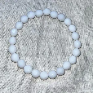 White acrylic bracelet