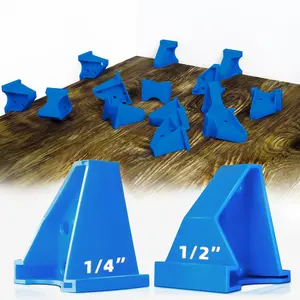 Flooring Spacers 20Pack,  1/4'' Gap & 1/2'' Gap, Laminate  Flooring Tools  Use for Vinyl Plank, Engineered Hardwood, , LVT, Subfloor Panels.