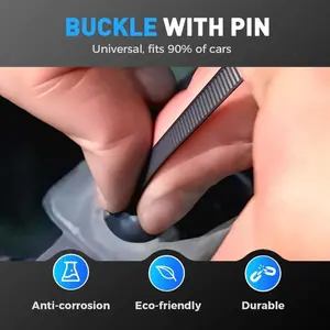 60Pcs Nylon Universal Cable Tie Buckle Heavy Duty Self-Locking Nylon Zip Ties Holder Multipurpose Plastic Cable Ties Tool for Car Daily Repair