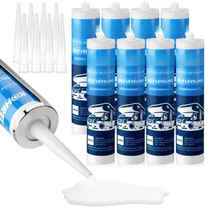 RV Roof Sealant 8 Pack, Self-Leveling Lap Sealant White, RV Caulking Exterior for RV Roofs, Maintenance, Repair