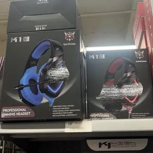 RUNMUS K1B PRO Gaming Headset, Xbox One Headset with Stereo Sound, Noise Canceling PS5 Headset with Mic & LED Light