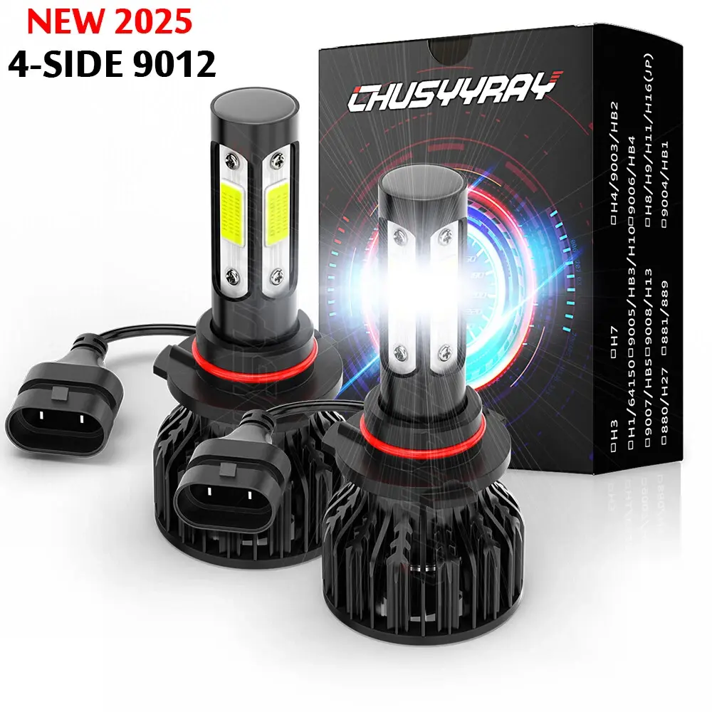 For GMC Acadia 2013 2014 2015 2016 2017 2018 9012 LED Headlight Bulbs 2x Daylight White Led Led Headlamp