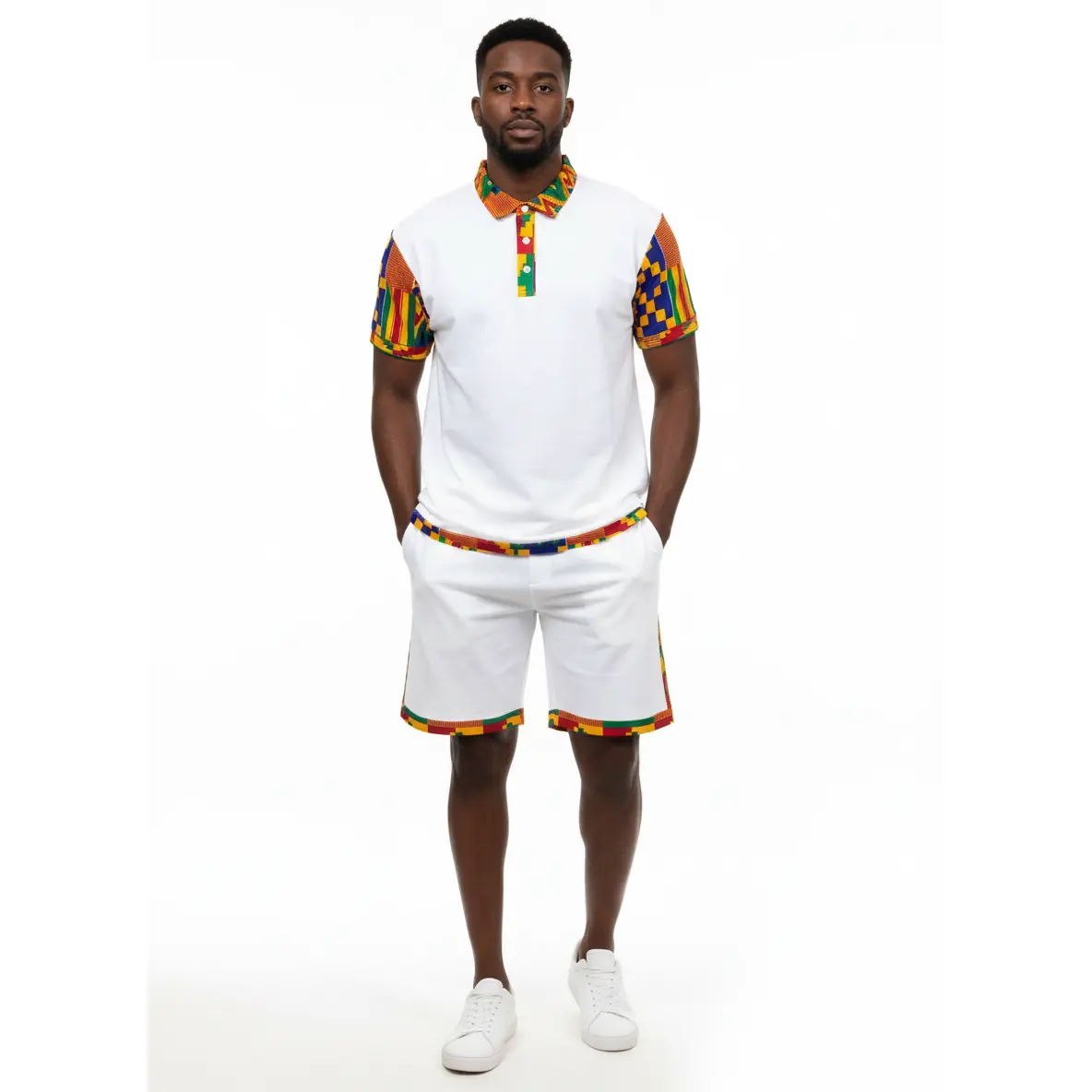Kente Polo Set