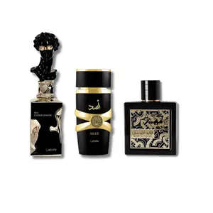 Lattafa Winter Combo Set His Confession, Asad & Qaed Al Fursan Eau De Parfum 3.4FL.OZ