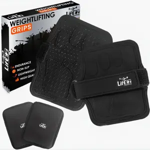 LiftEZ Lifting Grips & Pads - Elevate Your TikTok Workouts! Hand Protection for Powerlifting, Gymnastics + Bonus Pads - Perfect for Pull-Ups, Weights & Wrist Support ️‍️ #LiftEZ #WorkoutEssentials