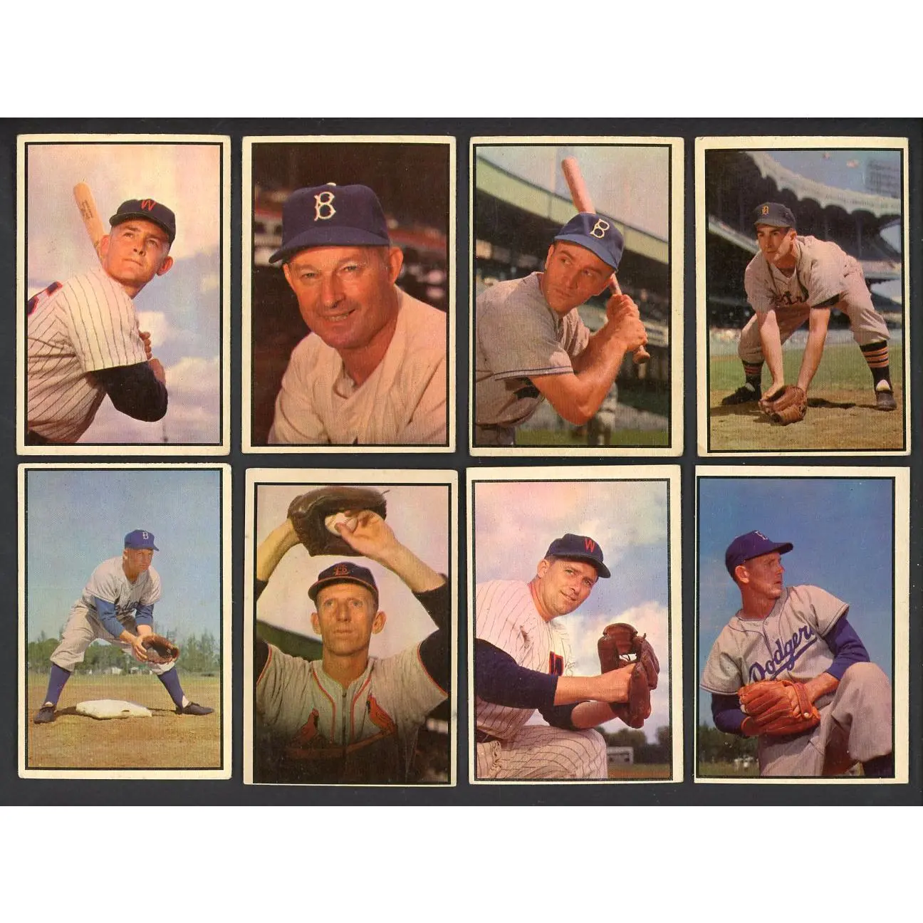 1953 Bowman High Number Set Lot 11 Diff VG-EX Shuba Dressen 557766