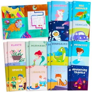 JOYIN 24 Pack Coloring Books for Kids Ages 4-8, Bulk Mini Coloring Book for Party Favors, Goodie Bags Stuffers for Kids | Birthday Party Gifts | Classroom Travel Activity | Stocking Stuffers
