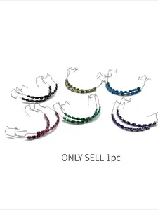 Fashion Dental Braces Chain Decoration, Casual Style Navel Rings Set, Plain Design, All Seasons Wear, Not Plated with Precious Metal