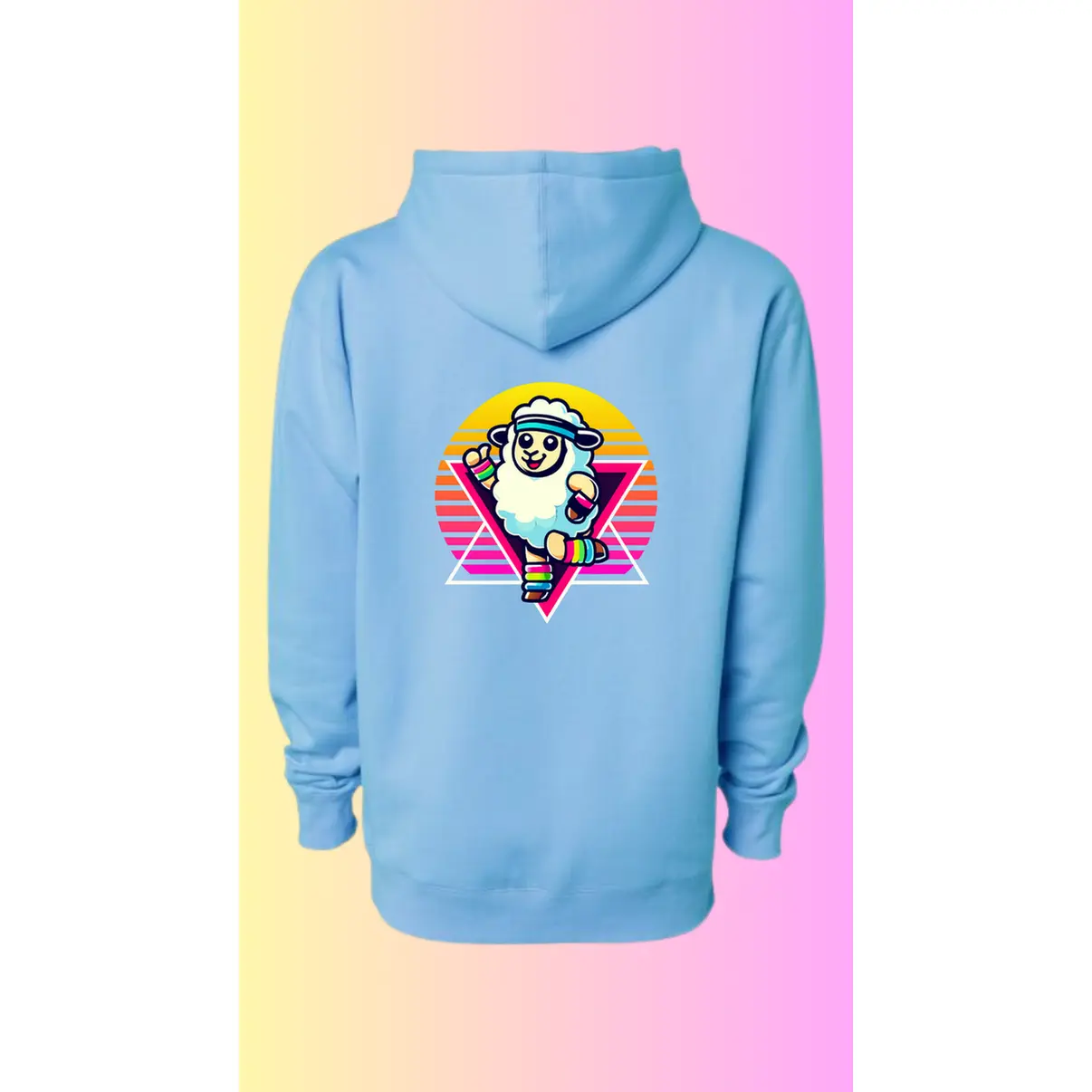Retro Workout Sheep Hoodie – FlockTV Limited Edition