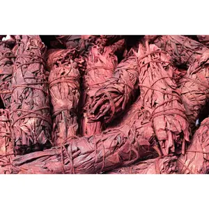 NessaStores CA White Sage + Dragon's Blood Smudge Stick 4" Bundle (26pcs)#JC-160