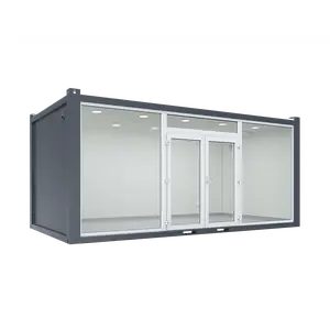 6×3.2m Glass Container, 1 Glass Wall