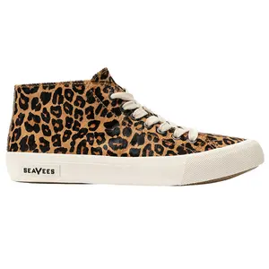 SeaVees Womens California Special Mulholland Leopard High  Sneakers Shoes Casual - Brown