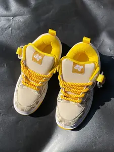 New Lemon Low-Top Sneakers, Fashion Casual Skate Shoes, Trendy Unisex Sports Shoes, All Season Canvas Footwear