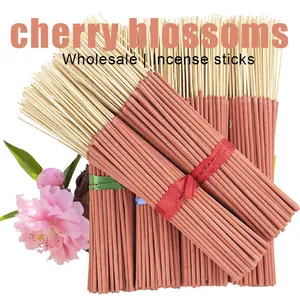Wholesale 22cm Sakura Incense Sticks, Natural Harmless Japanese Cherry Scent, Ideal for Home Yoga Camping Bedroom Meditation Hotels Pet Stores