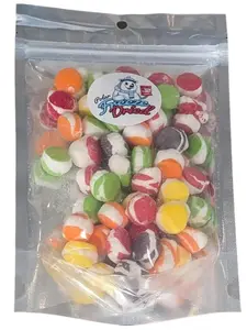 Polar Freeze Dried Not So Chewrees Candy 1.5oz & 4oz Resealable Bags Crunchy Snack Soft to Light Crunchy Bites