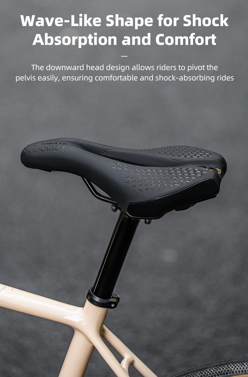 ROCKBROS Bike Saddle MTB Road Bike Seat Cushion Comfortable Hollow Riding Bicycle Accessories