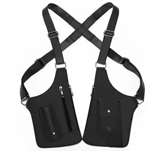 Premium Leather Adjustable Underarm Shoulder Bag for Men & Women Anti-theft Hidden Storage for Cell Phones & Outdoor Gear Versatile for Cycling Hiking & More backpack