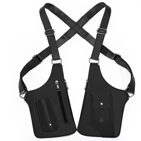 Premium Leather Adjustable Underarm Shoulder Bag for Men & Women Anti-theft Hidden Storage for Cell Phones & Outdoor Gear Versatile for Cycling Hiking & More backpack