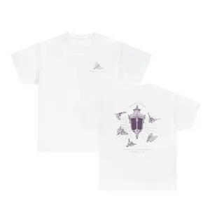 Vintage Porch Lantern Hummingbird Shirt, Indie Folk Nature Graphic Tee