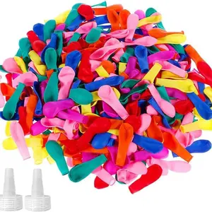 500 Pack Water Balloons with Quick Fill Set, Eco-Friendly Latex Water Bombs for Kids & Adults, Summer Splash Fun for Pool & Outdoor Party