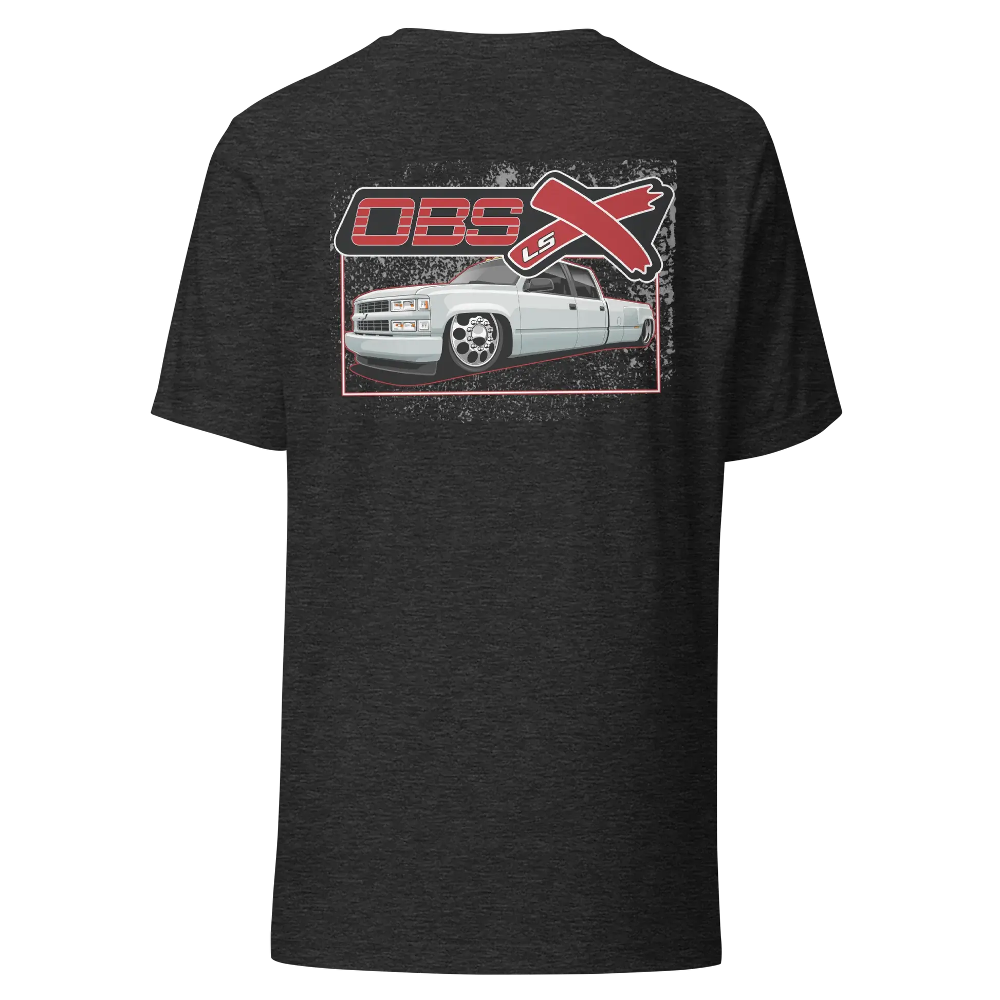 OBS LSX Chevy, GMC Lowered Crew Cab Dually Unisex T-shirt Sweatshirt Hoodie 2 Sided, Car Enthusiast And Fans Gift