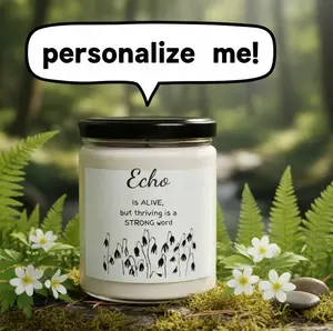 Alive but Thriving Is A Strong Word candle | Soy Candle, 9oz