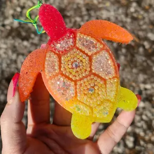 "Sunset Turtle" Car Freshie- S** On the Beach