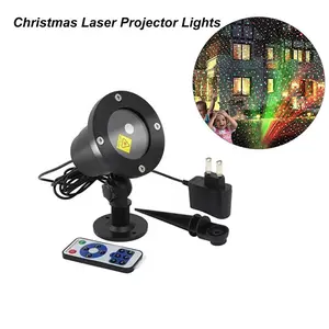 Christmas Laser Projector Light LED Outdoor Garden Landscape Spotlight Red Green Star Show Projector Lamp For Halloween Wall Xmas Holiday
