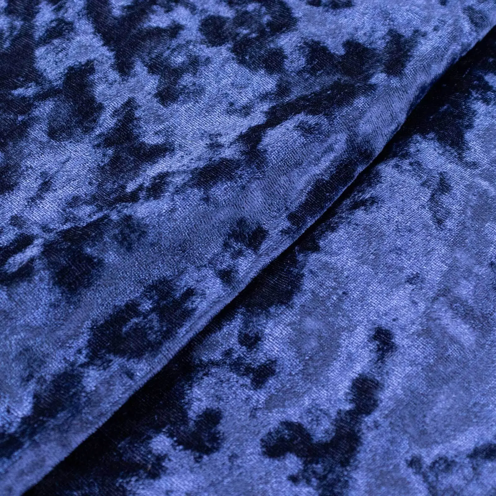 Navy Blue Crushed Velvet Fabric Bolt - 65"x5 Yards Roll, DIY Craft Textile for Event Decorations