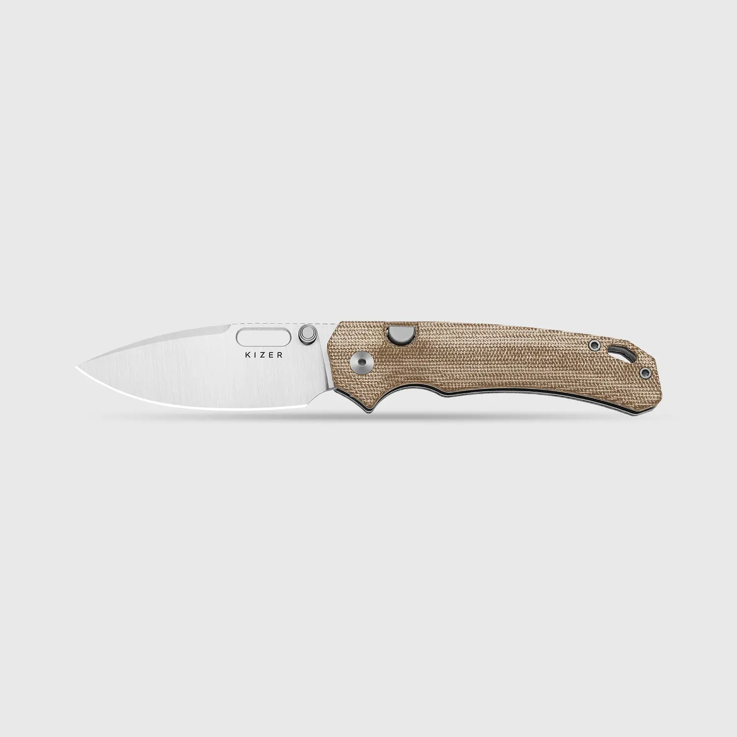 Kizer Outposter 3.29" Outdoor Camping EDC Tool Nitro-V Steel Micarts Handle V3802BDA1