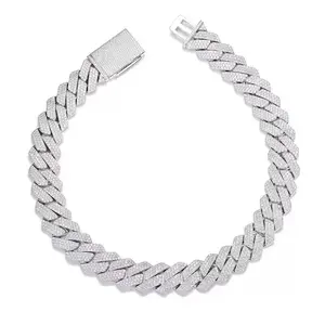 9073 Showstopper Alert! Bling Cuban Chain, Must-Have for Fashionistas, Classic Streetwear Necklace outdoorfun